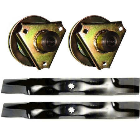 Aic Replacement Parts Spindle Assembly & Bagging Blade Kit Fits John Deere AM126225 AM141034 AM121324-BAGGINGBLADEKIT-RAP